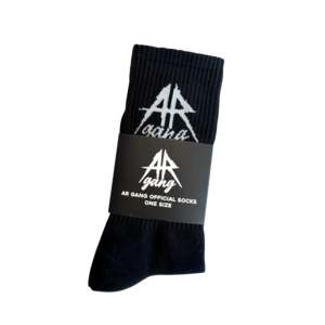 AR Gang - Black/White Socks